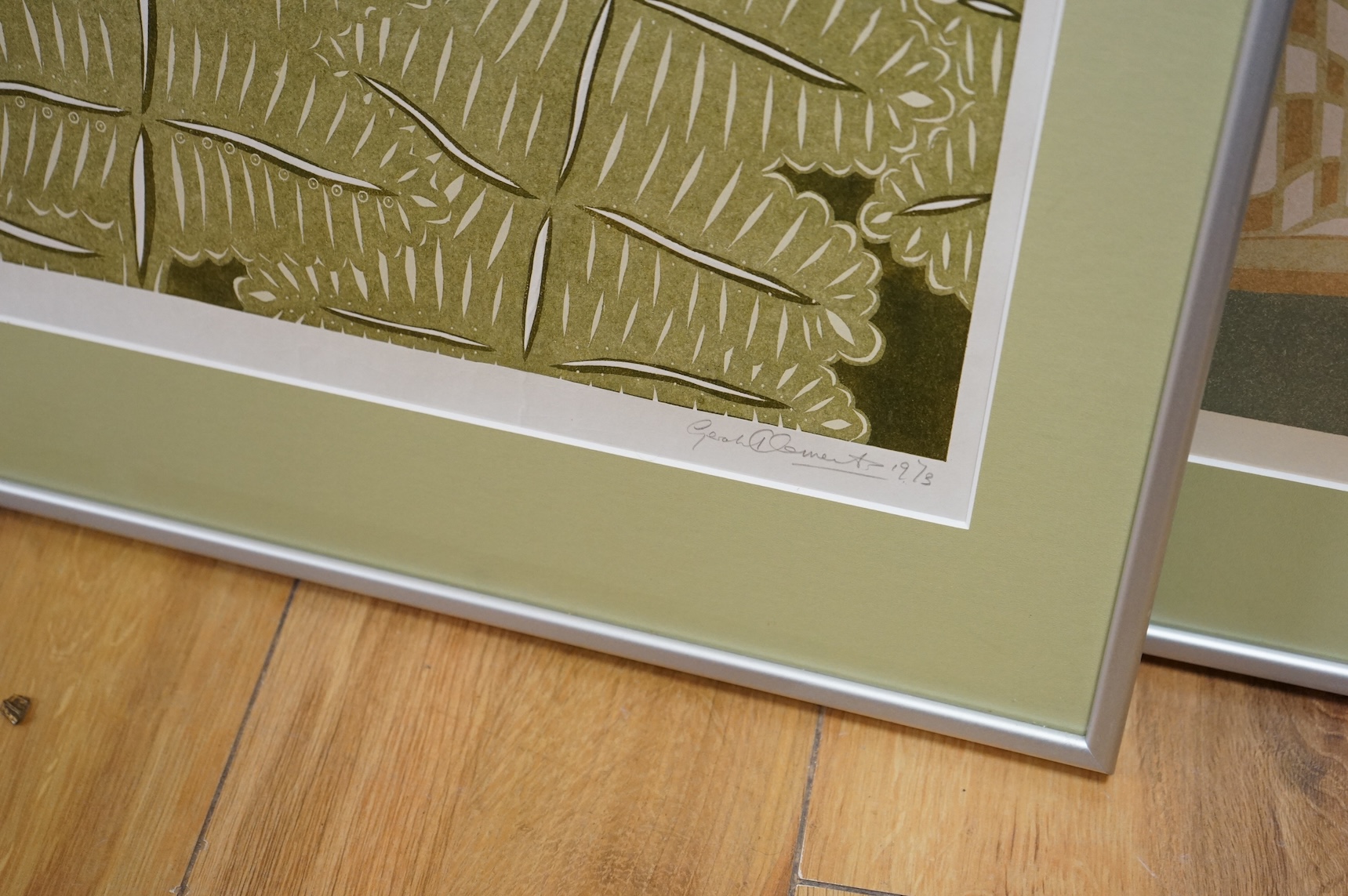 Gerald Clements, three screen prints, each signed in pencil to include an artist's proof example, titled 'Kilve Suite - Stream Vierato' dated 1973, largest 43 x 53cm